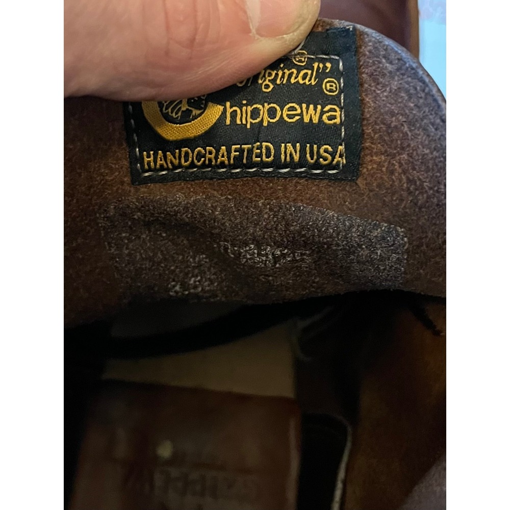 Chippewa Cordovan Leather‎ Service Boots Burgundy - Picture 8 of 8